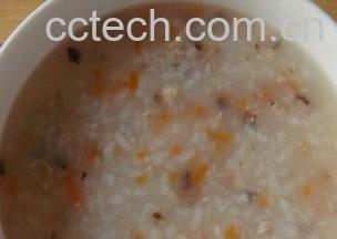 果蔬百科香菇青菜鸡肉粥-0