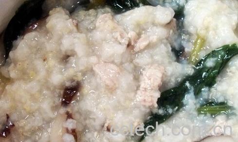 果蔬百科香菇青菜肉末粥-0