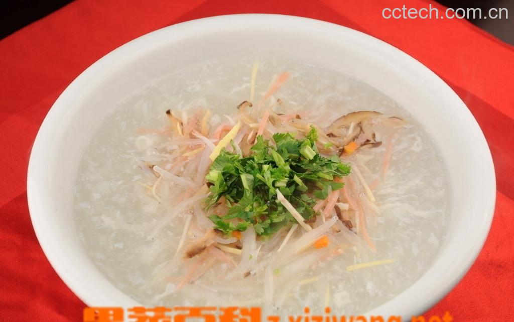 果蔬百科银鱼瘦肉粥-0