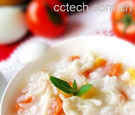 果蔬百科胡萝卜蛤蜊粥-0