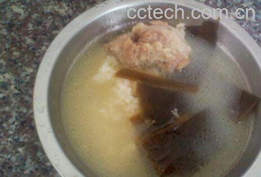 果蔬百科排骨绿豆海带粥-0