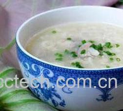 果蔬百科荷叶鸡肉粥-0
