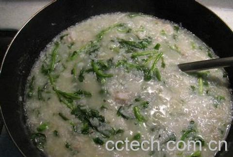 果蔬百科西洋菜鱼片粥-0