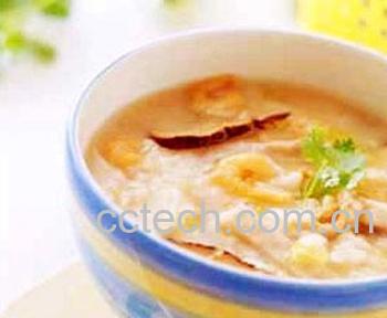 果蔬百科香菇虾球粥-0