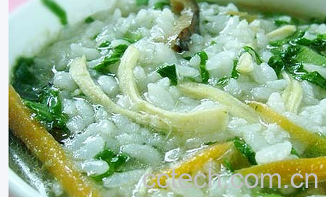 果蔬百科香菇鸡丝泡饭粥-0