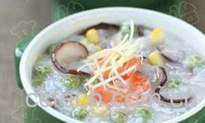 果蔬百科香菇田园蔬菜粥-0