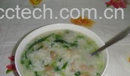 果蔬百科小白菜瘦肉粥-0