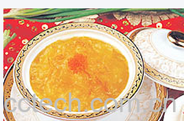 果蔬百科鲍鱼文昌鸡粥-0