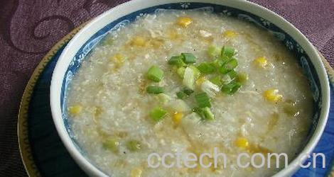 果蔬百科鸡蓉玉米粥-0