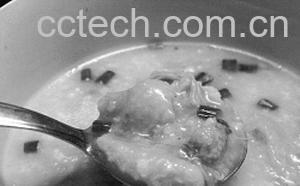 果蔬百科瑶柱虾米鸡丝粥-0