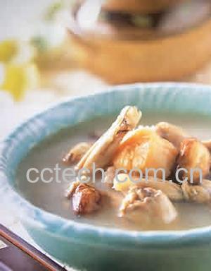 果蔬百科干贝田鸡粥-0