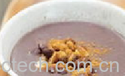 果蔬百科花生紫米红豆粥-0