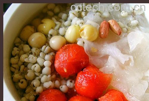 果蔬百科薏米银饵莲子西瓜冰粥-0