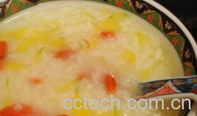 果蔬百科菊花枸杞花生粥-0