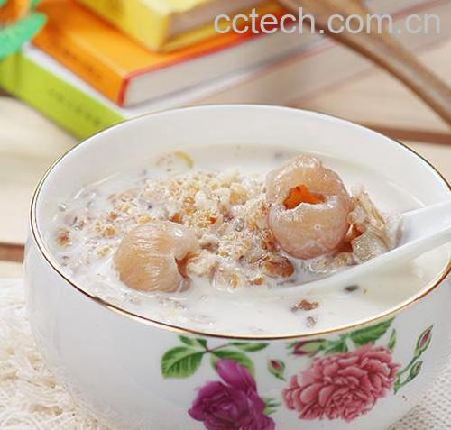 果蔬百科奶香桂圆麦片粥-0