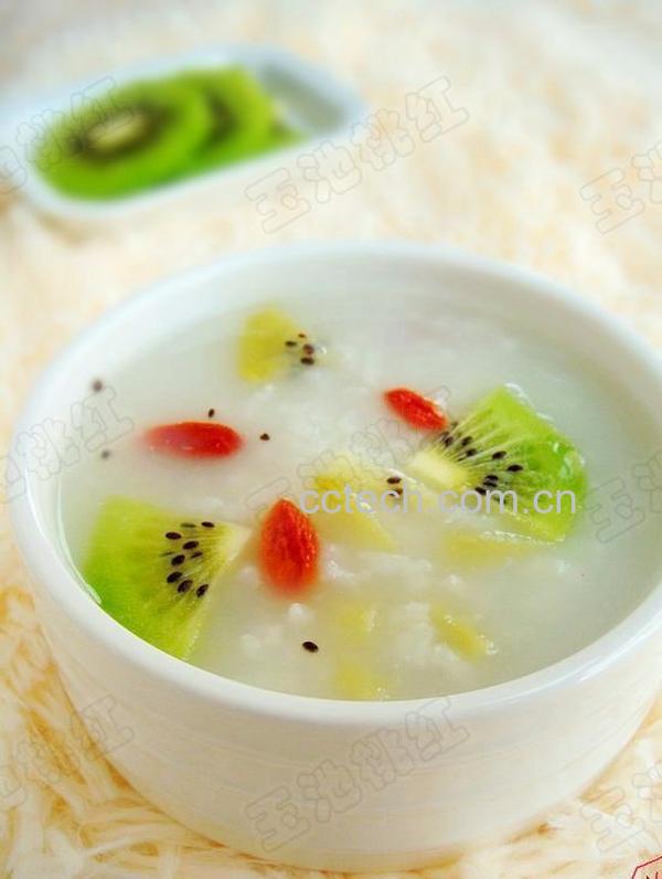 果蔬百科猕猴桃枸杞粥-0