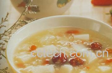 果蔬百科八卦太极淮山药粥-0