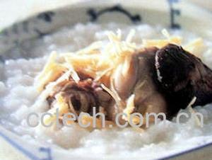 果蔬百科干贝田鸡粥-0