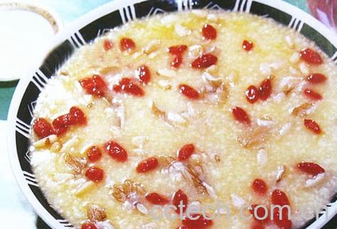 果蔬百科枸杞双仁小米粥-0