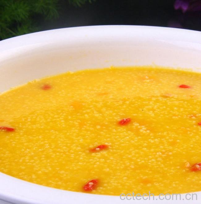 果蔬百科小米枸杞安神粥-0