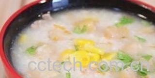 果蔬百科玉米干贝粥-0