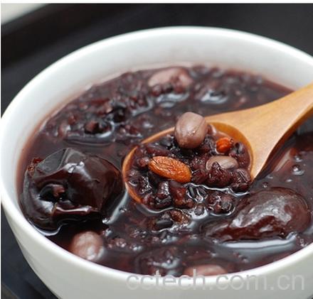 果蔬百科黑米粥-0