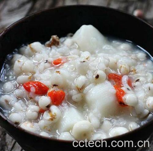 果蔬百科山药薏米芡实粥-0