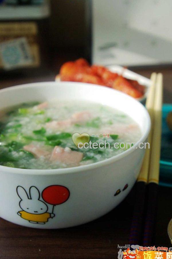 果蔬百科牛皮菜肉粥-0