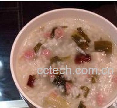 果蔬百科青菜咸肉粥-0