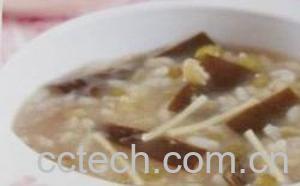 果蔬百科海带绿豆粥-0