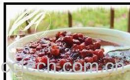 果蔬百科黑米红豆粥-0