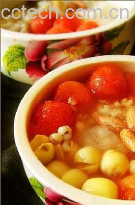 果蔬百科薏米银饵莲子西瓜冰粥-0