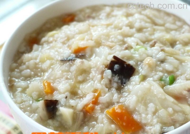 果蔬百科笋丝肉粥-0