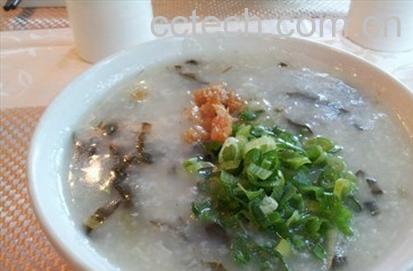 果蔬百科菜干烧骨粥-0