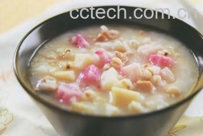 果蔬百科白木耳苹果瘦肉粥-0