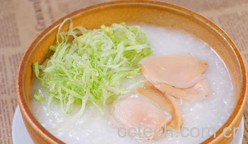 果蔬百科鲍鱼鸡粥-0