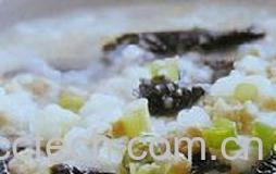 果蔬百科紫菜瘦肉粥-0