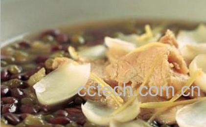 果蔬百科百合肉片豆花粥-0