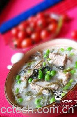 果蔬百科排骨菜干青豆粥-0