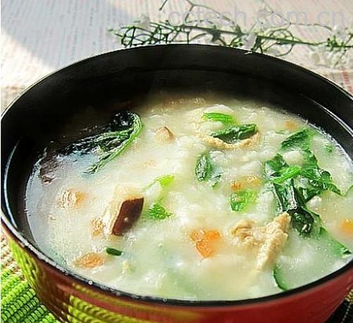 果蔬百科养生菇粥-0