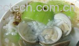 果蔬百科蛤蜊丝瓜粥-0