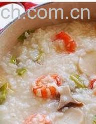 果蔬百科杏鲍菇海鲜粥-0