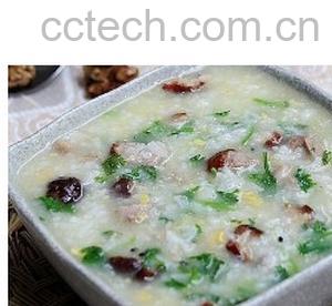 果蔬百科咸蛋黄烤鸭粥-0