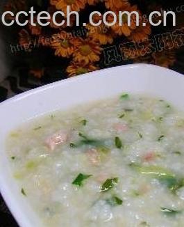 果蔬百科鸡肉青菜粥-0