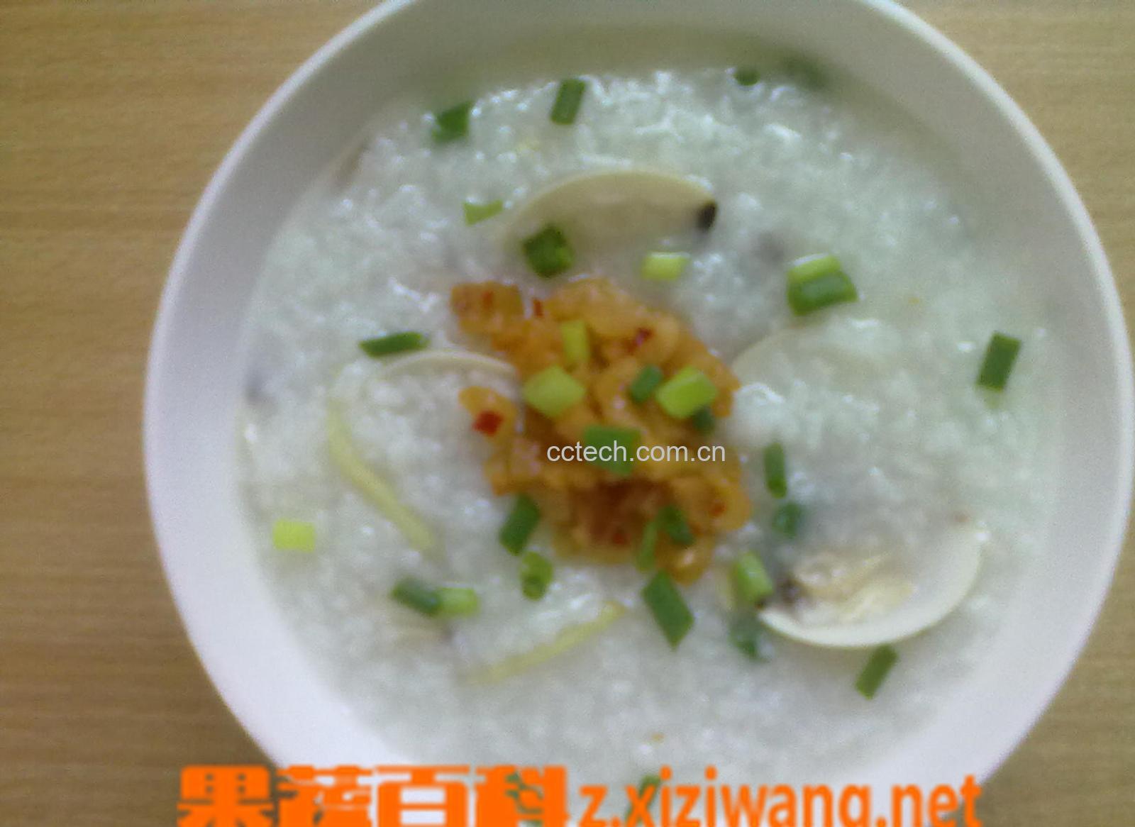 果蔬百科蛤蜊粥-0