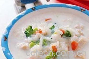 果蔬百科胡萝卜泥青菜肉末菜粥-0