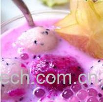 果蔬百科双色火龙果椰香西米露-0