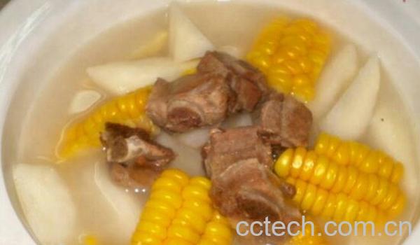 果蔬百科山药玉米排骨汤-0