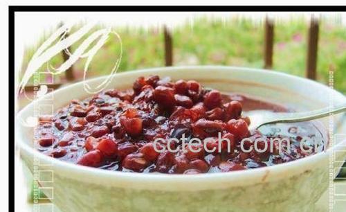 果蔬百科黑米红豆粥的做法步骤和功效-0