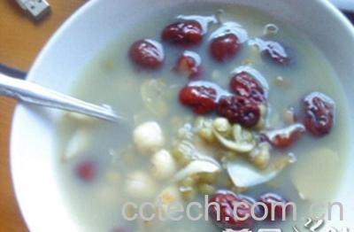 果蔬百科百合莲子绿豆粥-0